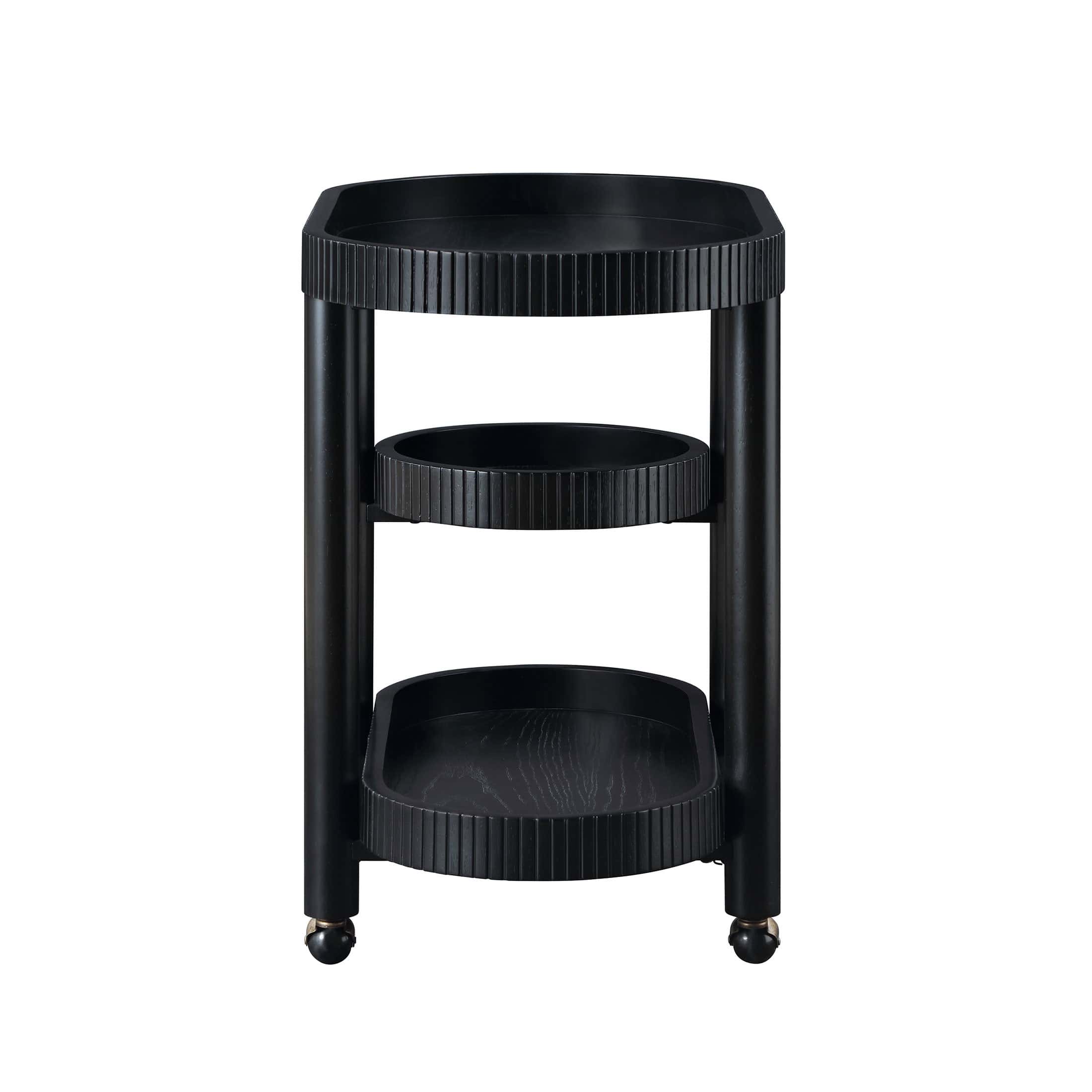 Beautiful Drew Bar Cart by Drew Barrymore, Black