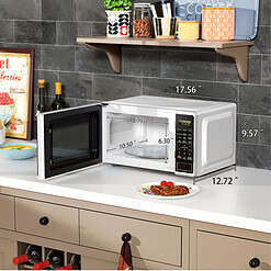 Mainstays 0.7 Cu ft Countertop Microwave Oven, 700 Watts, Black