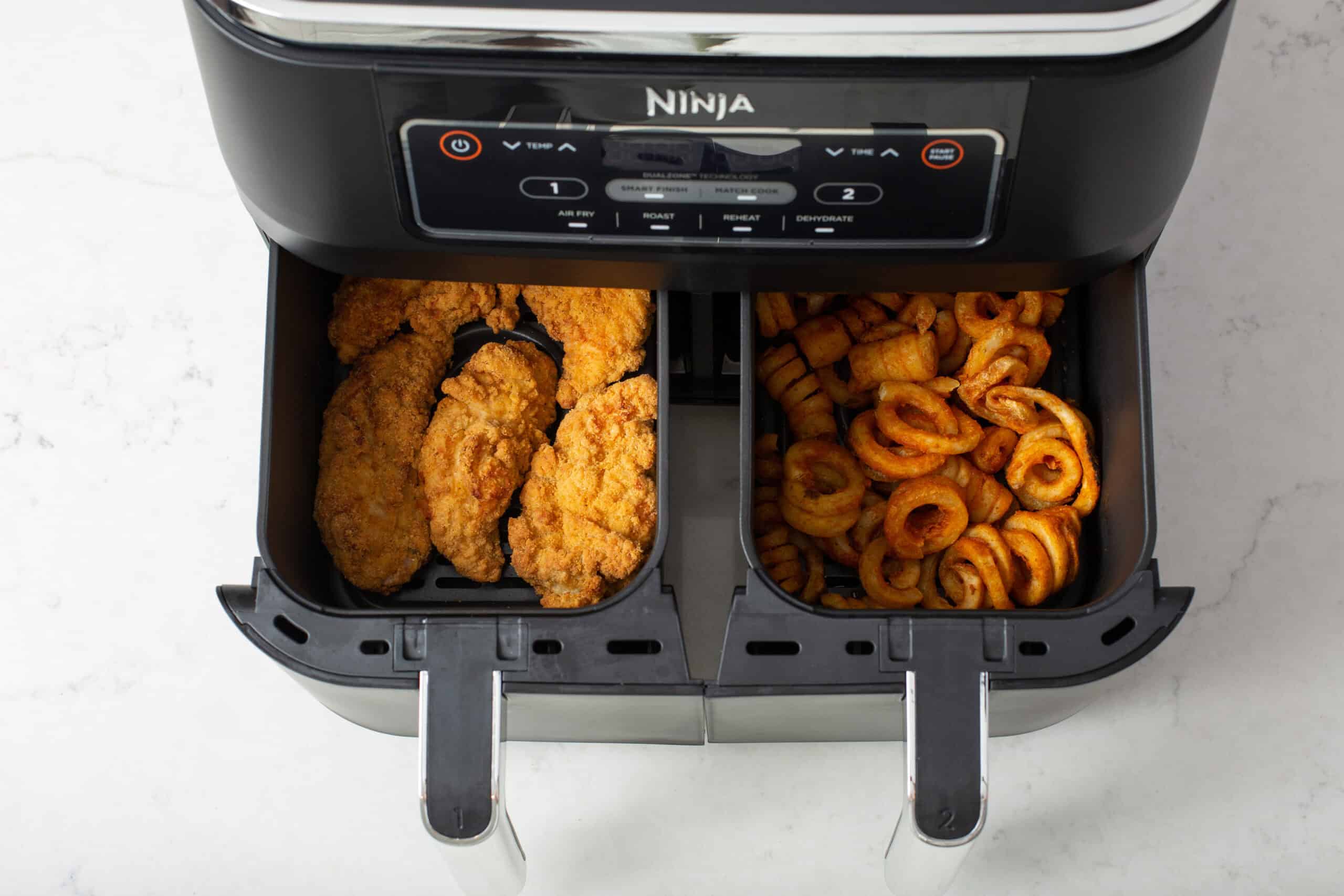 Ninja Foodi DZ100 4-in-1, 8-qt., 2-Basket Air Fryer with DualZone Technology