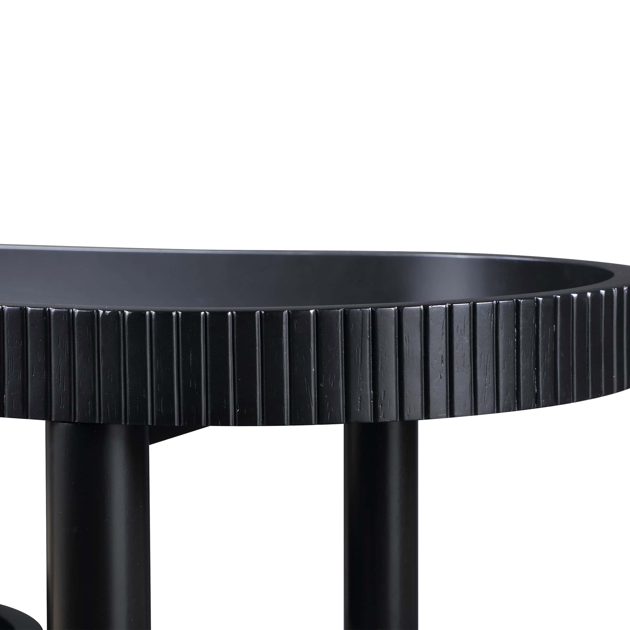 Beautiful Drew Bar Cart by Drew Barrymore, Black