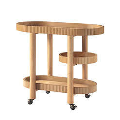 Beautiful Drew Bar Cart by Drew Barrymore, Warm Honey