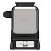 Ninja BW1001 NeverStick PRO Belgian Waffle Maker, Vertical Design, 5 Shade Settings, Black & Silver