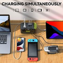 MARBERO Portable Power Station 88Wh Camping Lithium Battery Solar Generator Fast Charging with AC Outlet 120W Peak Power Bank