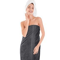 Utopia Towels Luxurious Jumbo Bath Sheet 2 Piece, Super Soft Hotel Quality Towel (35 x 70 Inches, Grey)