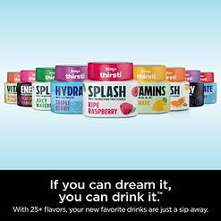 Ninja Thirsti Drink System, Soda Maker, Create Unique Sparkling & Still Drinks, Personalize Size & Flavor, Grey