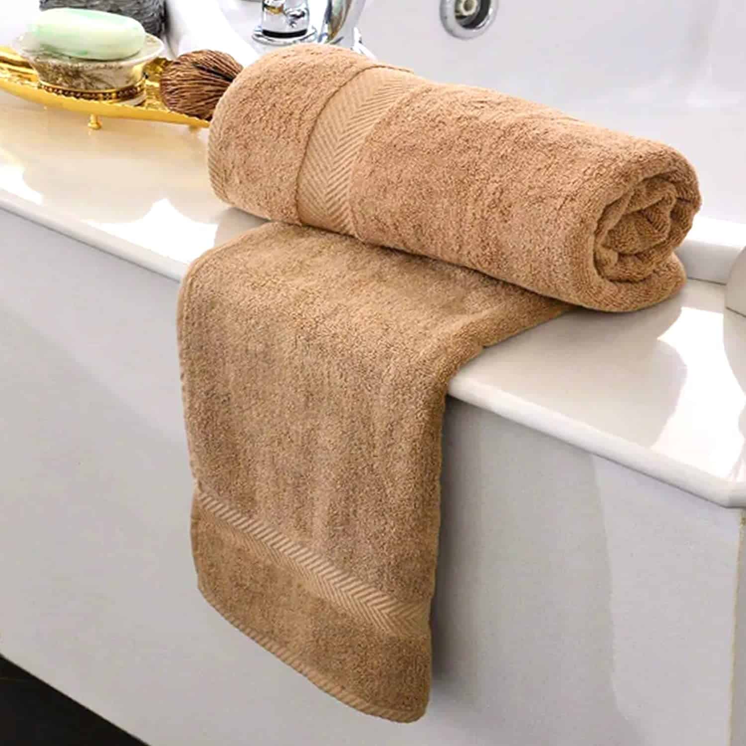 KAHAF Collection 6-Pack Bath Towels - Lightweight - Extra Absorbent - Shower towels (Multi, 27 inchesx54 inches)