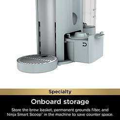 Ninja PB051GB Pods & Grounds Specialty Single-Serve Coffee Maker, K-Cup Pod Compatible