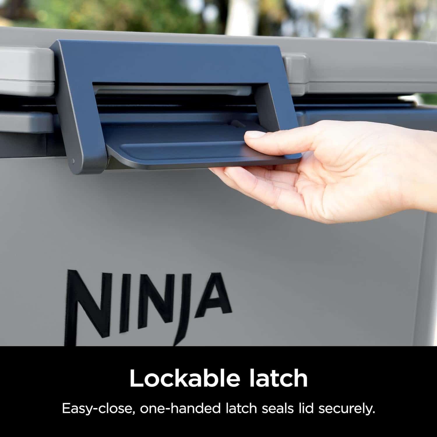 NINJA FrostVault 30 qt. Chest Cooler with Dry Zone, Slate Gray