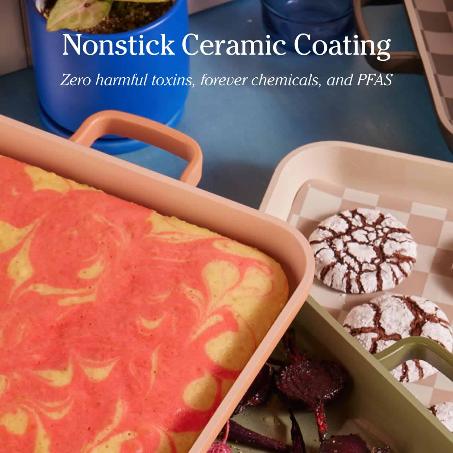 Our Place Griddle Pan - Versatile Nonstick Ceramic Sheet Pan & Stovetop Griddle, 5 Qt Capacity, Oven Safe up to 450°F, Char