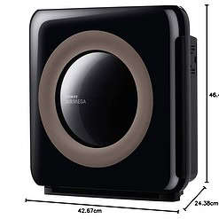 Coway Airmega AP-1512HHS App-Enabled Smart Technology, Compatible with Amazon Alexa True HEPA Air Purifier, Black/Bronze