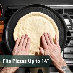 HexClad Hybrid Nonstick Pizza Steel for Pizzas and Flatbreads Up to 14