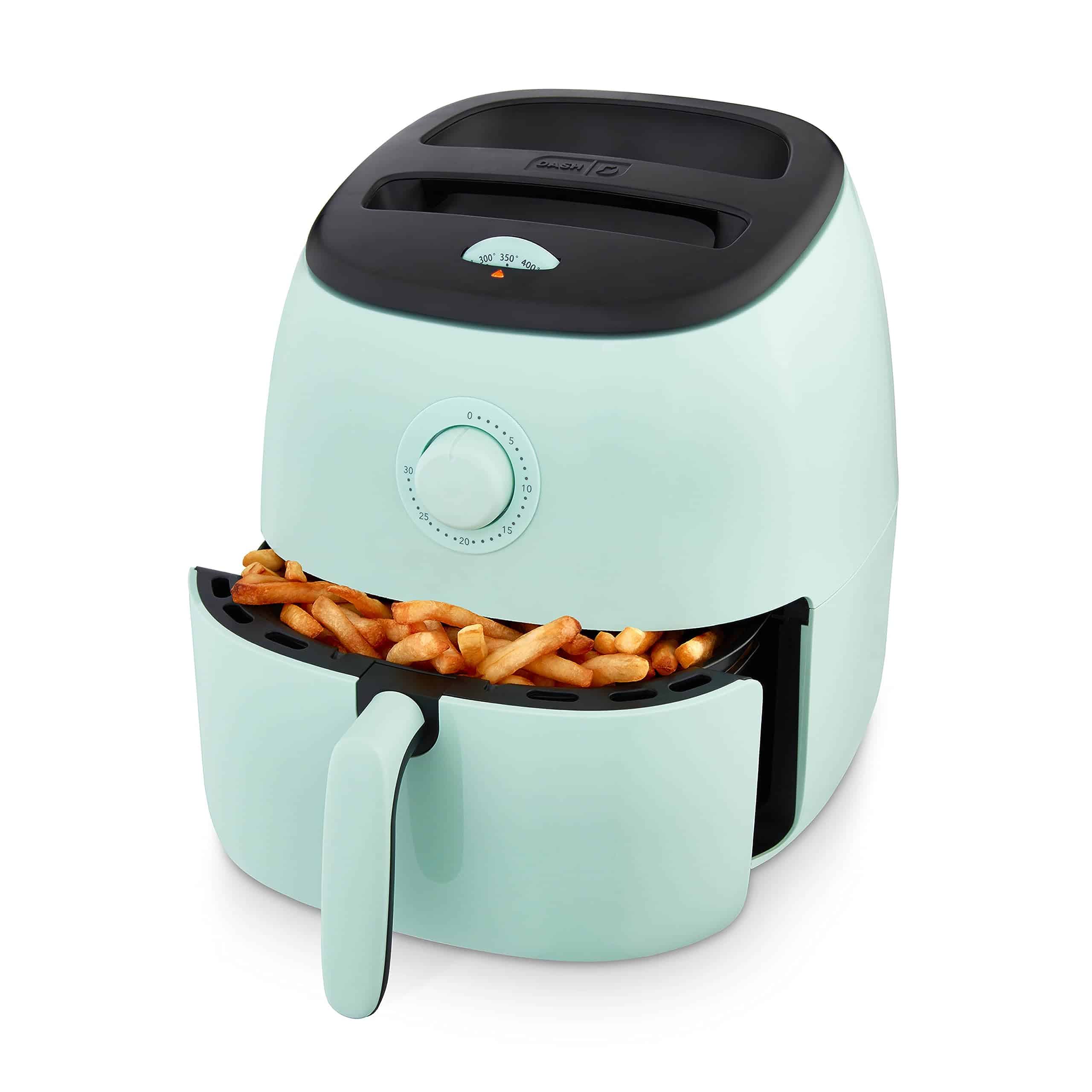 DASH Tasti-Crisp Electric Air Fryer Oven, 6 Qt. Family Size, Aqua - Auto Shut Off, Analog, 1700-Watt
