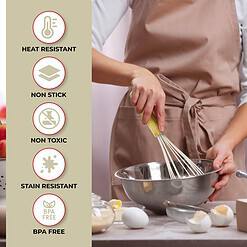 Kaluns 50 PCS Silicone Kitchen Utensils Set Complete Kitchen Set, Khaki