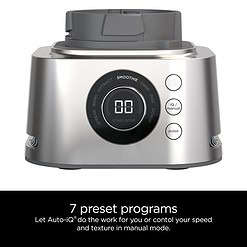 Ninja SS401 Blender and Food Processor Combo, Foodi Power Blenders For-Kitchen and Personal Size, Smoothie Maker, Silver
