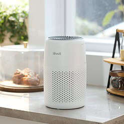 LEVOIT Air Purifiers for Bedroom Home, 3-in-1 Filter Cleaner with Fragrance Sponge, White