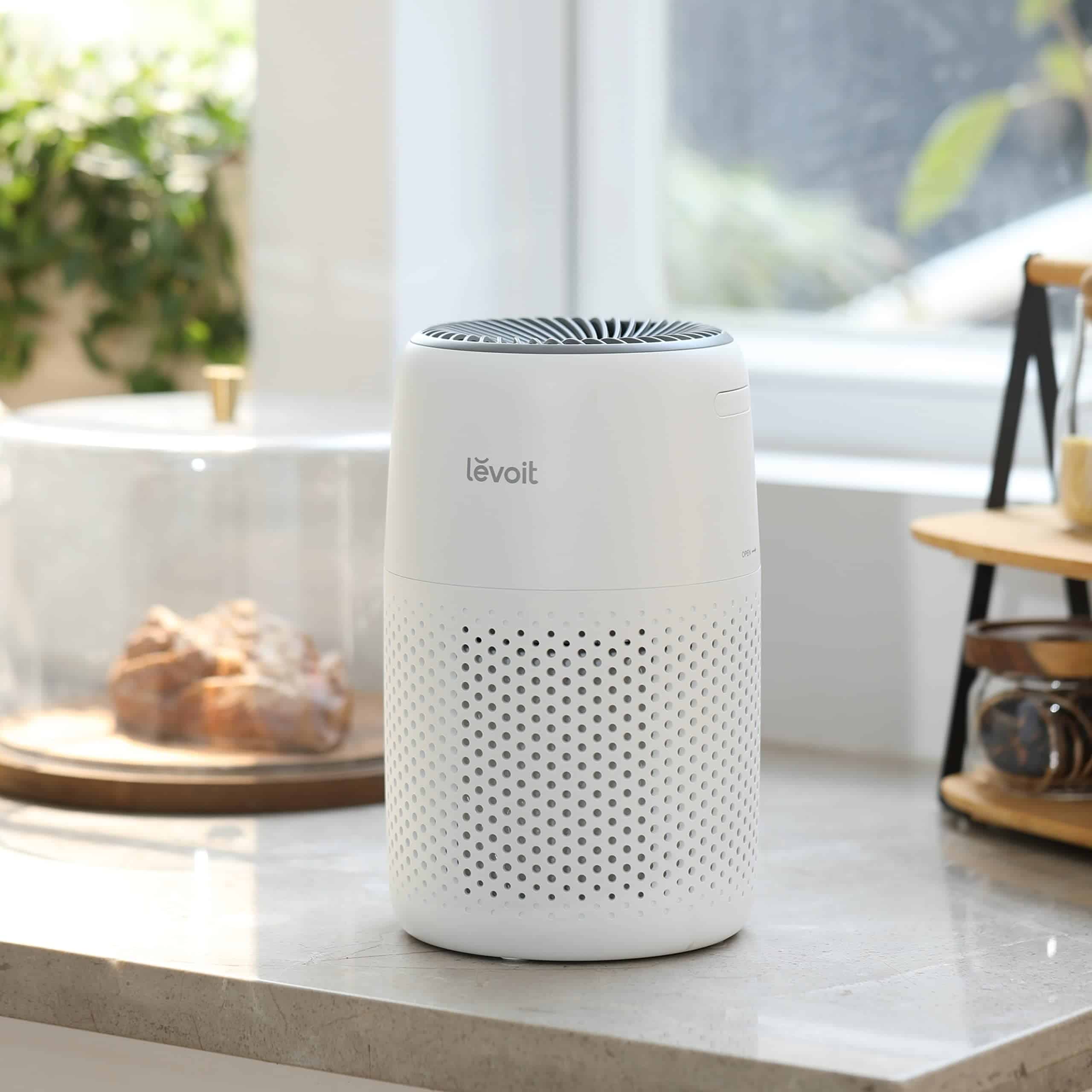LEVOIT Air Purifiers for Bedroom Home, 3-in-1 Filter Cleaner with Fragrance Sponge, White