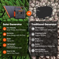 Jackery Portable Power Station Explorer 300, 293Wh Backup Lithium Battery, Solar Generator for Outdoors Camping Travel Hunting Blackout