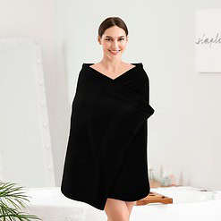 Utopia Towels 4 Pack Premium Bath Towels Set, 27 x 54 Inches, Black