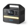 Anker 521 Portable Power Station Upgraded with LiFePO4 Battery, 256Wh 6-Port PowerHouse, 2 AC Outlets