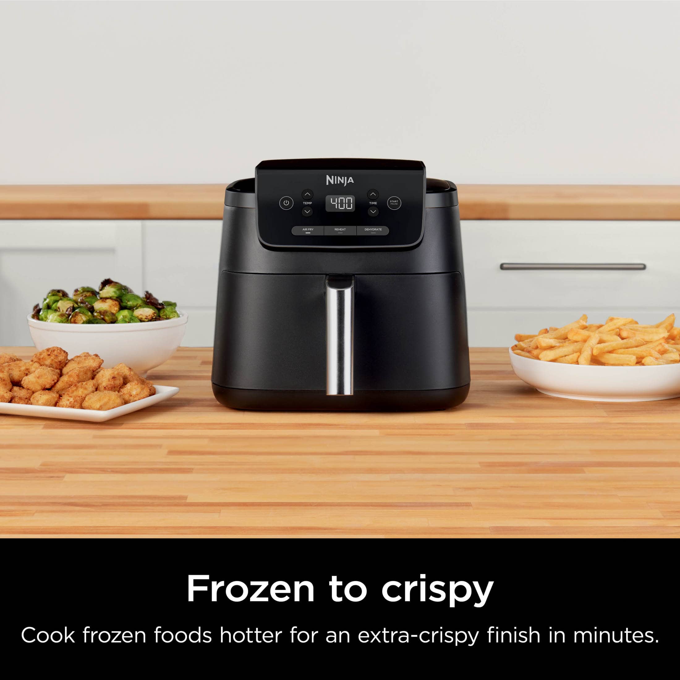 Ninja AF140 Air Fryer Pro XL 5QT Basket Air Fryer, 3-in-1 Functionality, Nonstick, 400°F Air Crisp Technology