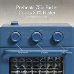 Our Place Wonder Oven, 6-in-1 Air Fryer & Toaster Oven with Steam Infusion, Blue Salt