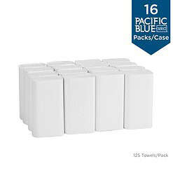 Georgia-Pacific Pacific Blue Select Multifold Premium 2-Ply Paper Towels by GP PRO (Georgia-Pacific),16 Packs Per Case, White