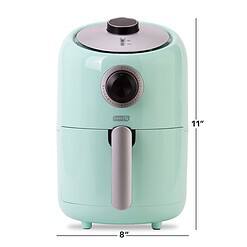 DASH Compact Air Fryer Oven Cooker with Temperature Control, Non-stick Fry Basket, Auto Shut off Feature, 2 Quart, Aqua