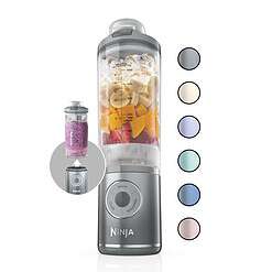 Ninja BC251SL Blast Max, Portable Blender, Twist & Go, Personal Blender, 3 Programs, Cordless, 22 oz removable Vessel, Silver