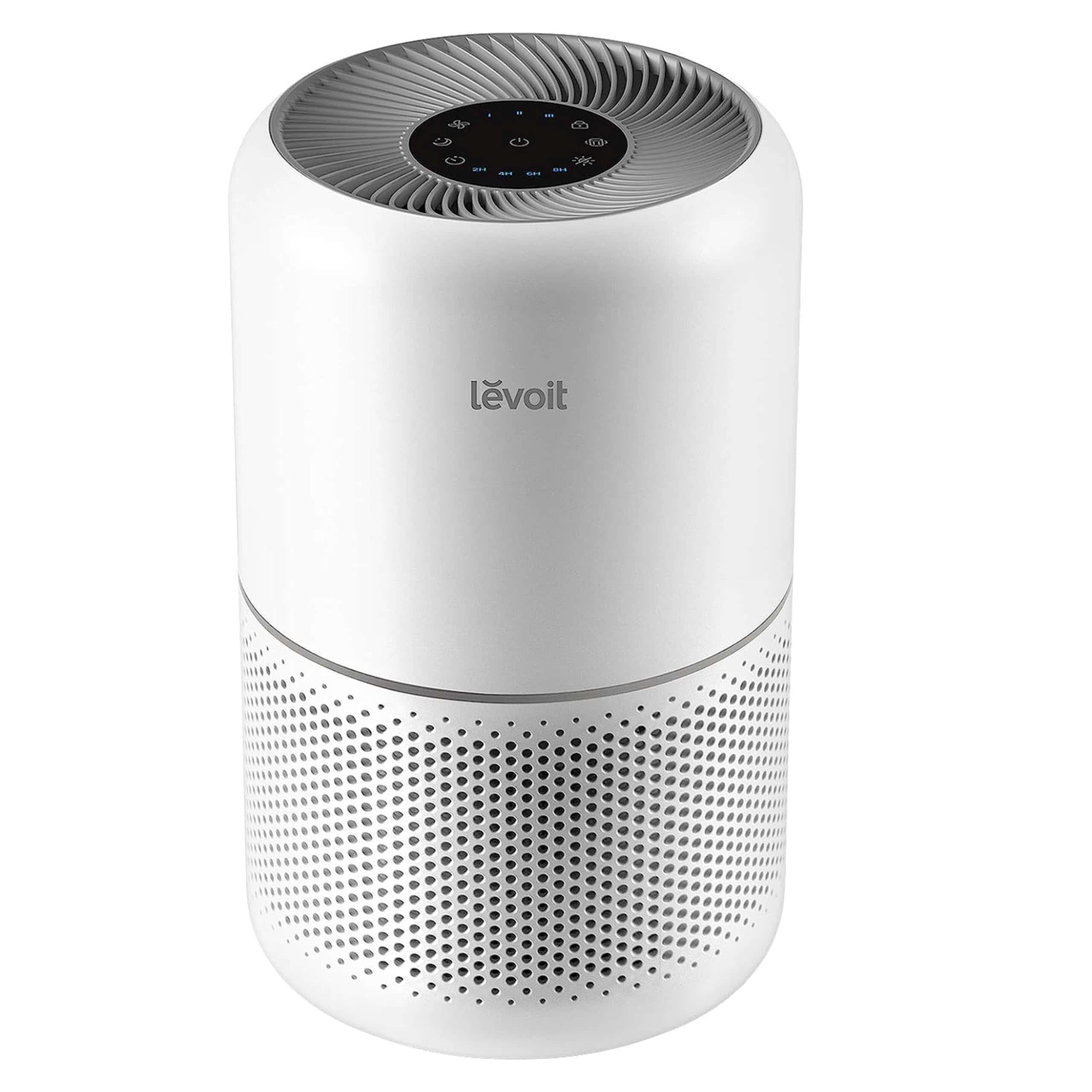 LEVOIT Core300-P Air Purifier for Home Allergies Pets Hair in Bedroom, Covers Up to 1095 ft² by 45W High Torque Motor, White