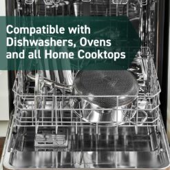 HexClad Hybrid Nonstick 3-Quart Saucepan with Tempered Glass Lid