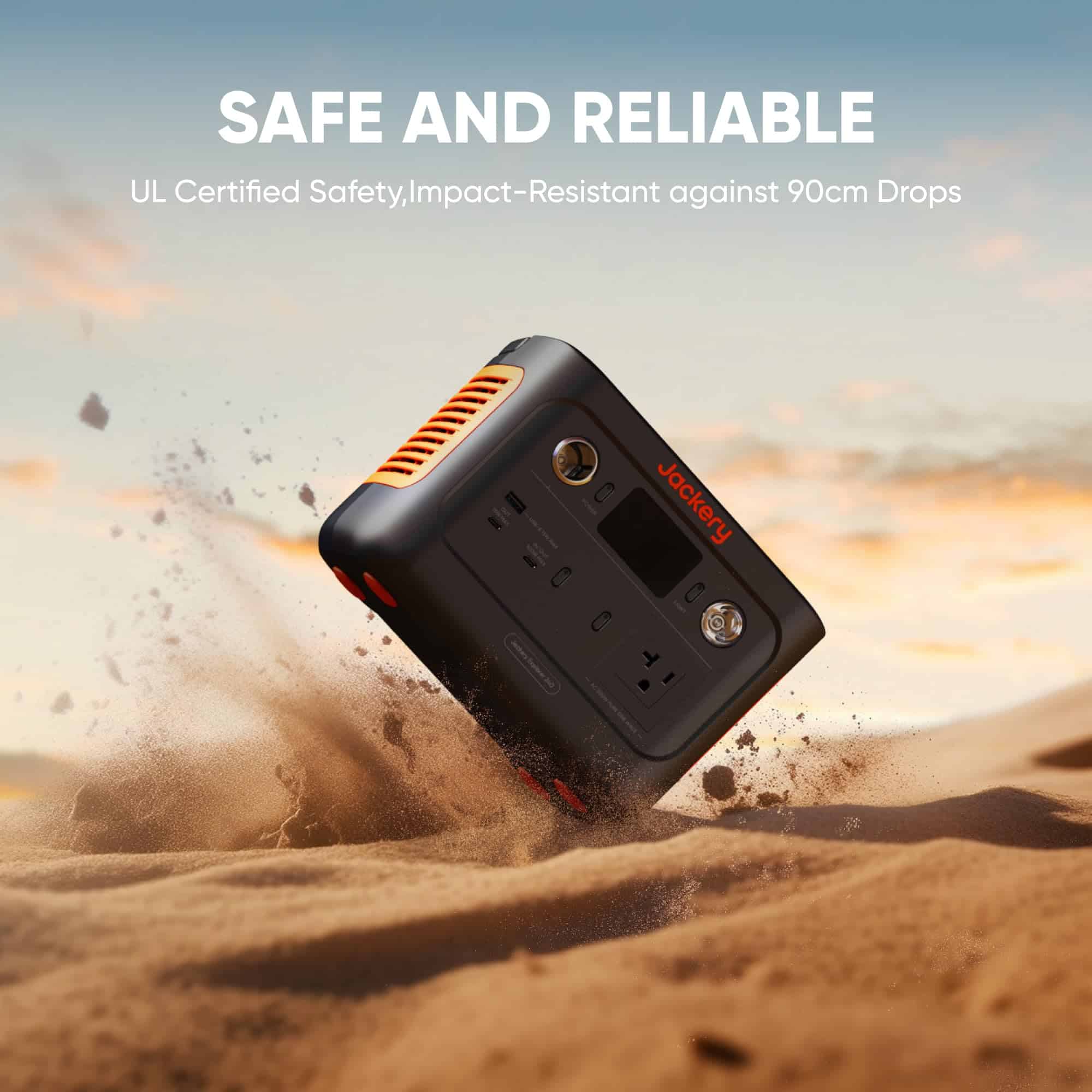 Jackery Explorer 240 v2 Portable Power Station 2024 New Version, 256Wh LiFePO4 Battery with 300W AC/100W USB-C Output