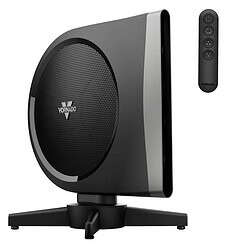 Vornado STRATA Compact Oscillating Fan with Remote, 19 Inch, High Velocity Air Circulator, Black