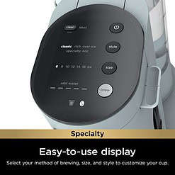 Ninja PB051GB Pods & Grounds Specialty Single-Serve Coffee Maker, K-Cup Pod Compatible
