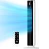 LEVOIT Tower Fan for Bedroom, 25ft/s Standing Fans that Blow Cold Air for Home, Floor Fan 90° Oscillating for Indoors, White