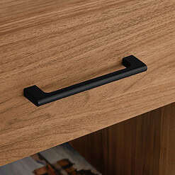 Mainstays Hillside Nightstand with Drawer, Walnut Finish
