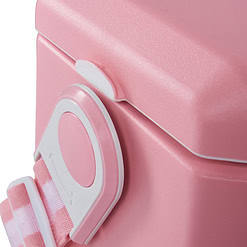 Igloo 11 QT Tag-a-Long Hard Sided Cooler, Blush, 14 Can Capacity
