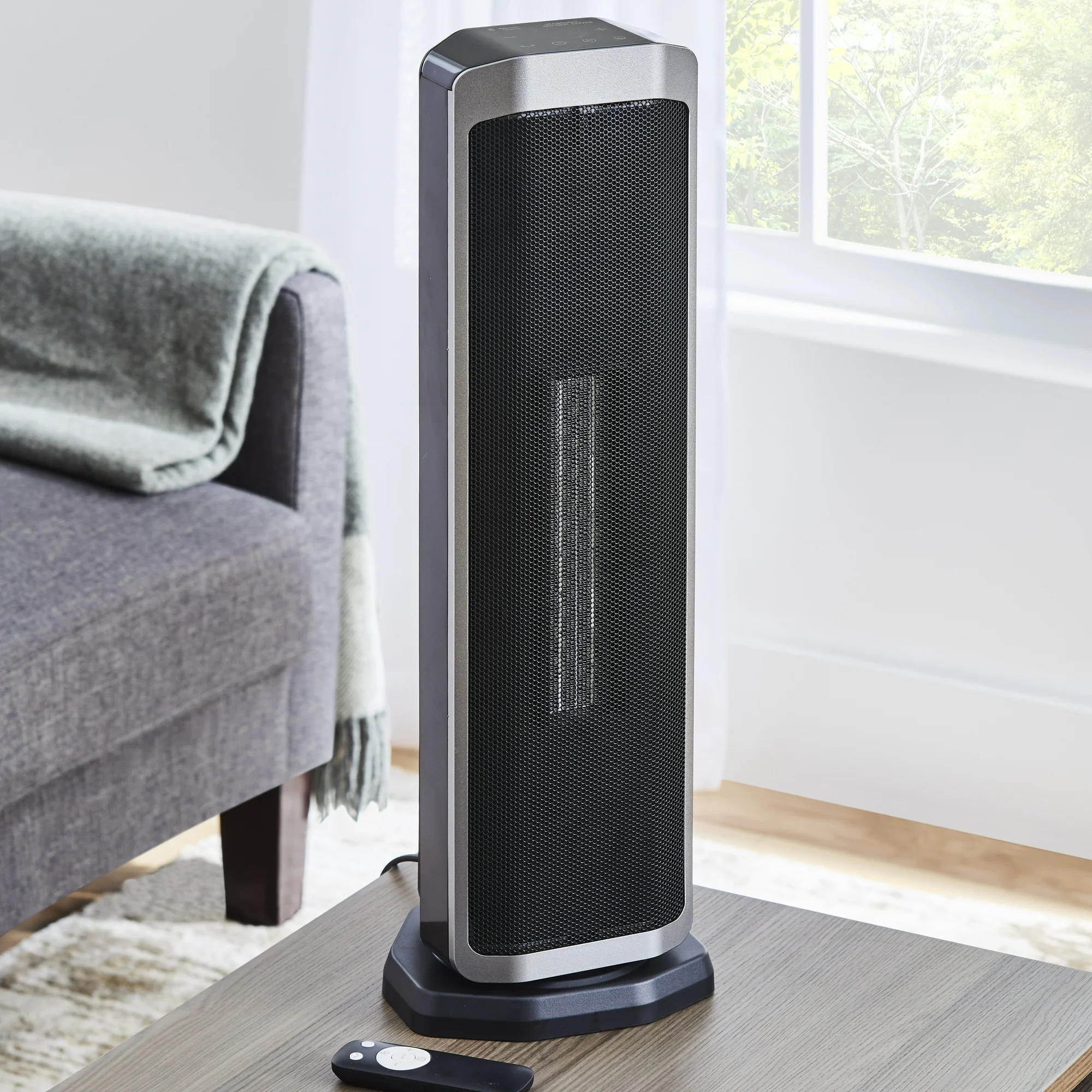 Better Homes & Gardens 23" Tower Ceramic Heater, Black