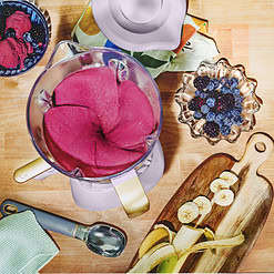 Beautiful Slush Crush 60 oz 4-Speed Frozen Drink Maker, Lavender by Drew Barrymore