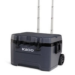 Igloo 52 QT Overland Ice Chest Cooler with Wheels, Gray
