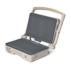 Beautiful 2-in-1 Panini Press & Grill, Porcini Taupe by Drew Barrymore