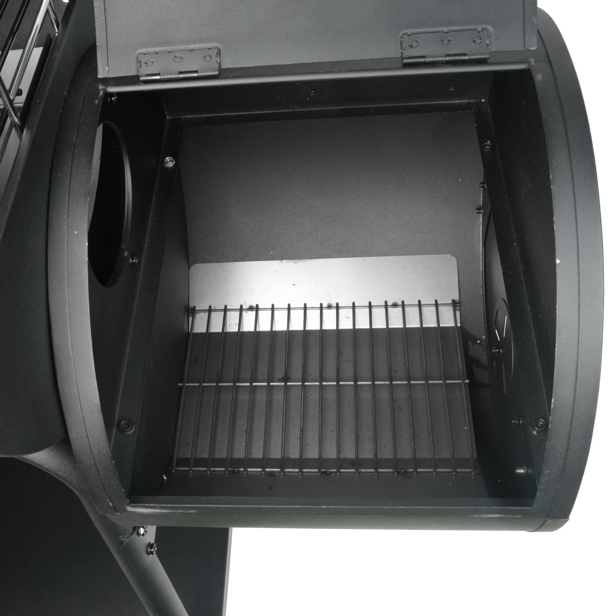 Expert Grill 28" Offset Steel Charcoal Smoker Grill with Side Firebox, Black, New - Image 16