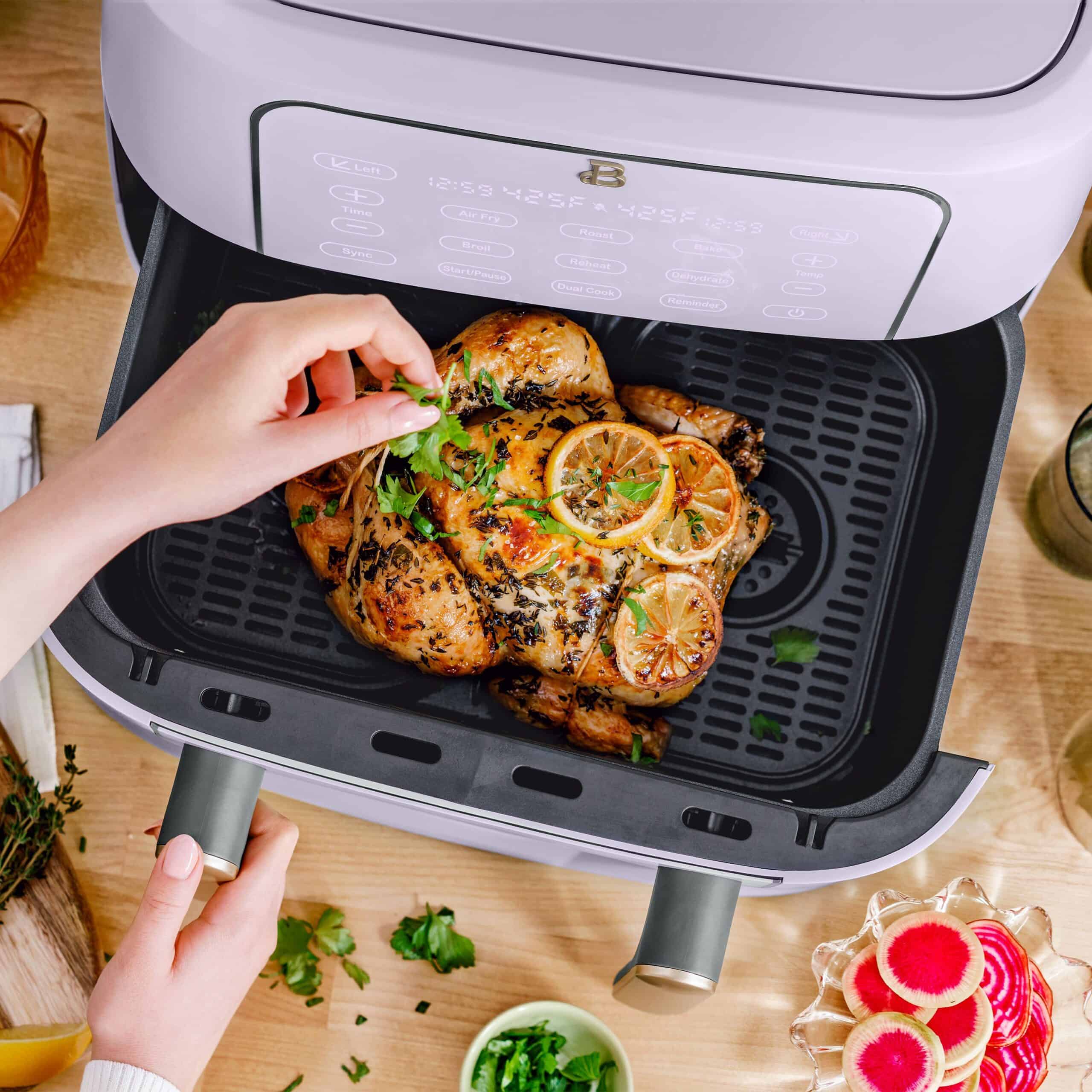 Beautiful 9 Qt TriZone Air Fryer, Lavender by Drew Barrymore