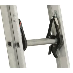 Louisville Ladder 16’ Aluminum Extension, 15' Reach, 225 lbs Load Capacity, W-2222-16PG