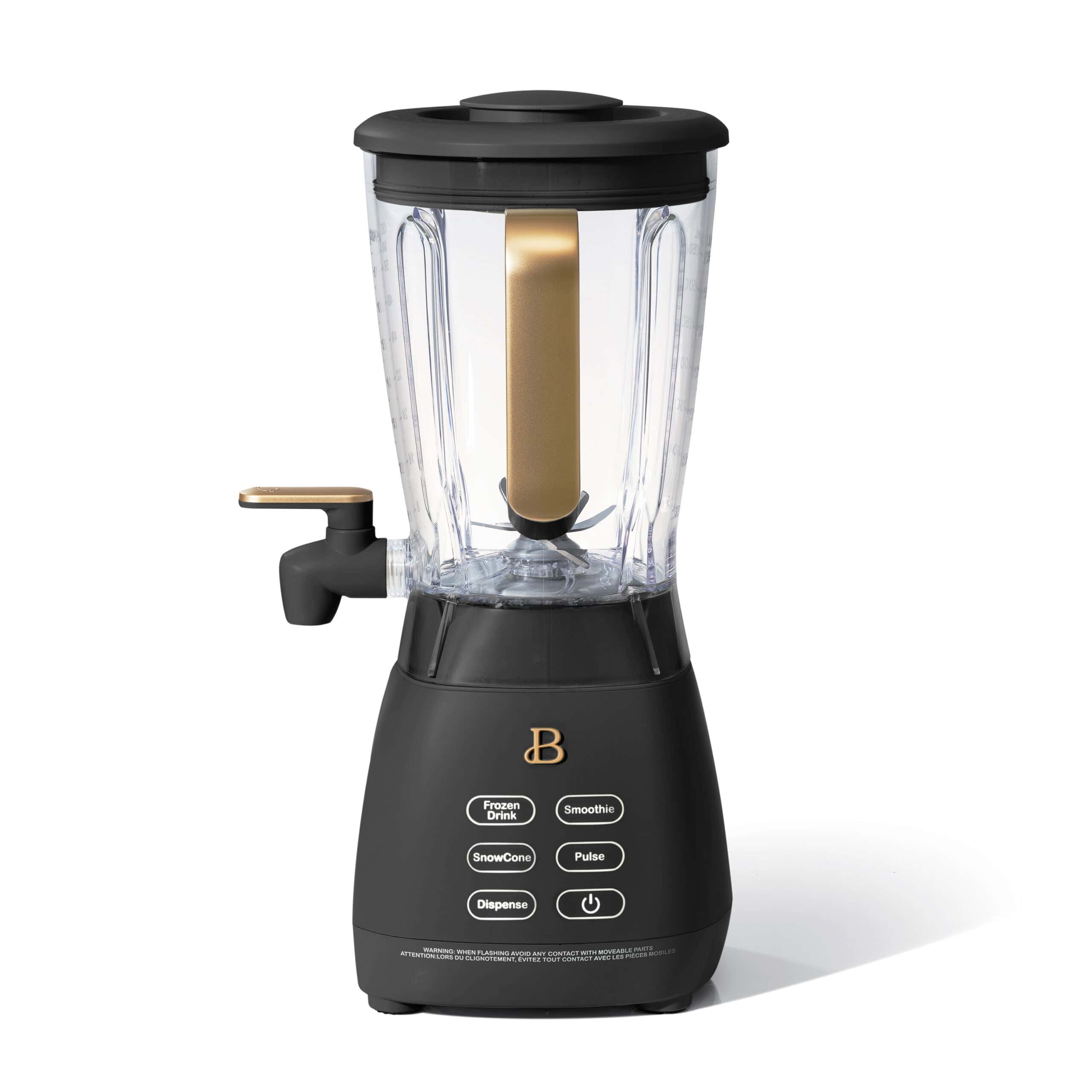 Beautiful Slush Crush 60 oz 4-Speed Frozen Drink Maker, Black Sesame by Drew Barrymore