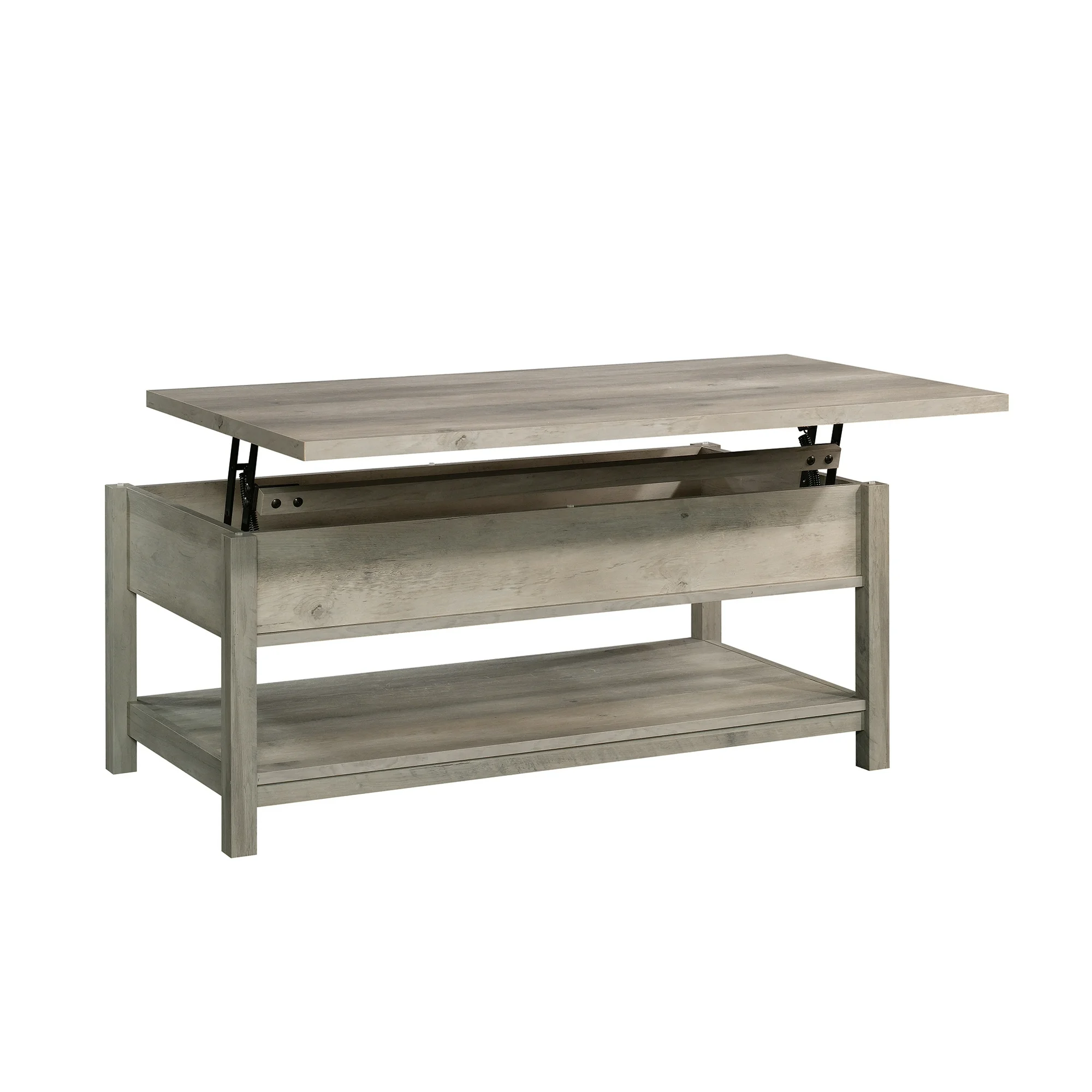 Better Homes & Gardens Modern Farmhouse Rectangle Lift-Top Coffee Table, Rustic Gray Finish