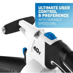 HART 40-Volt Cordless Leaf Vacuum Kit, (1) 4.0Ah Lithium-Ion Battery