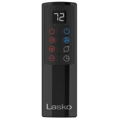 Lasko 37.5" Duo Comfort High Velocity Fan and Ceramic Space Heater with Remote, Black, FHV801, New