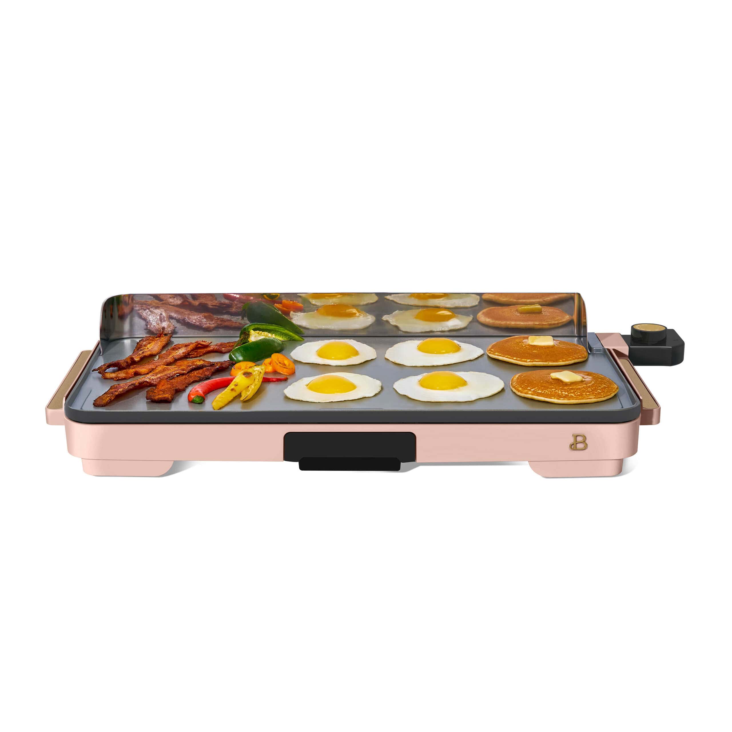 Beautiful XL Electric Griddle 12" x 22" Non-Stick, Rose by Drew Barrymore