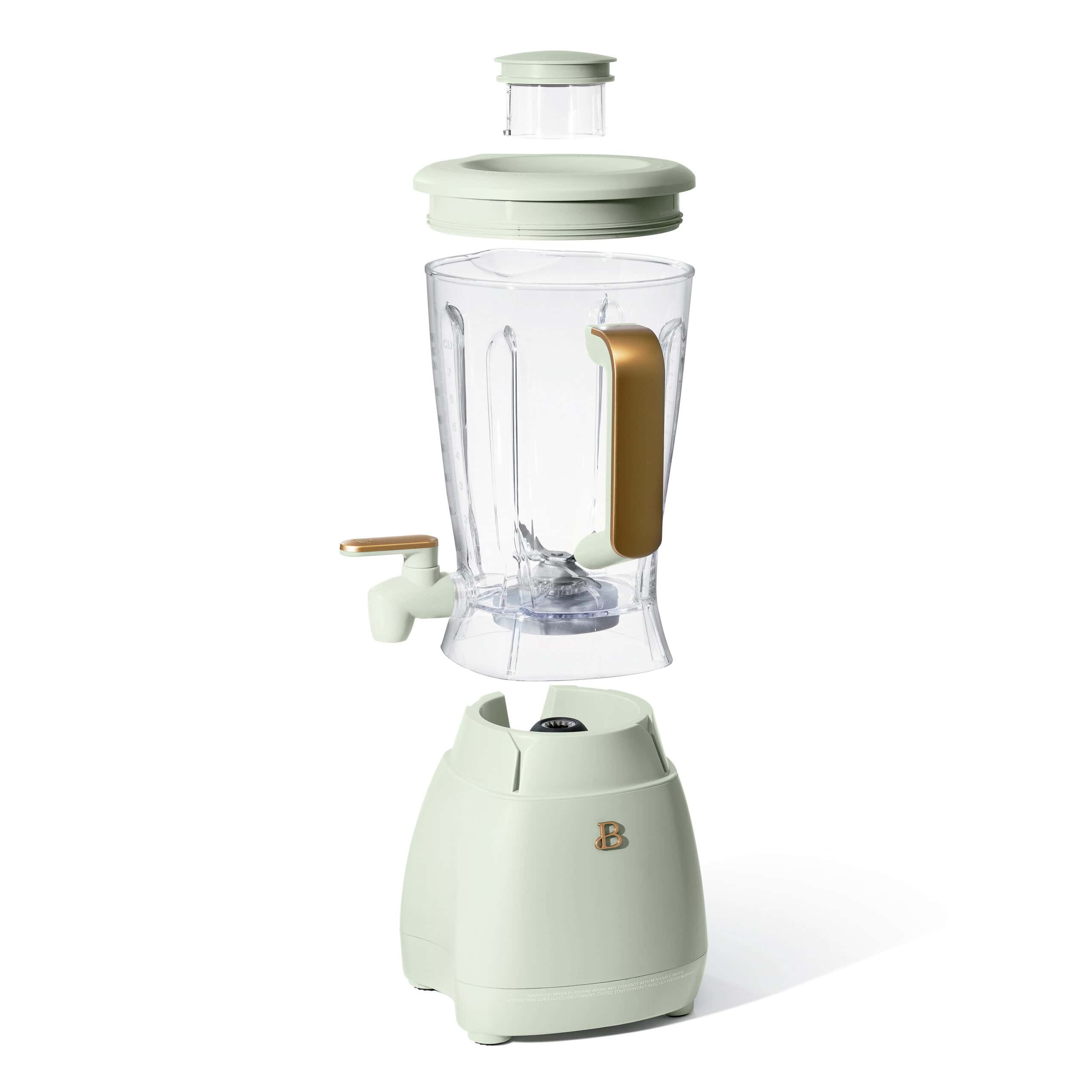 Beautiful Slush Crush 60 oz 4-Speed Frozen Drink Maker, Sage Green by Drew Barrymore