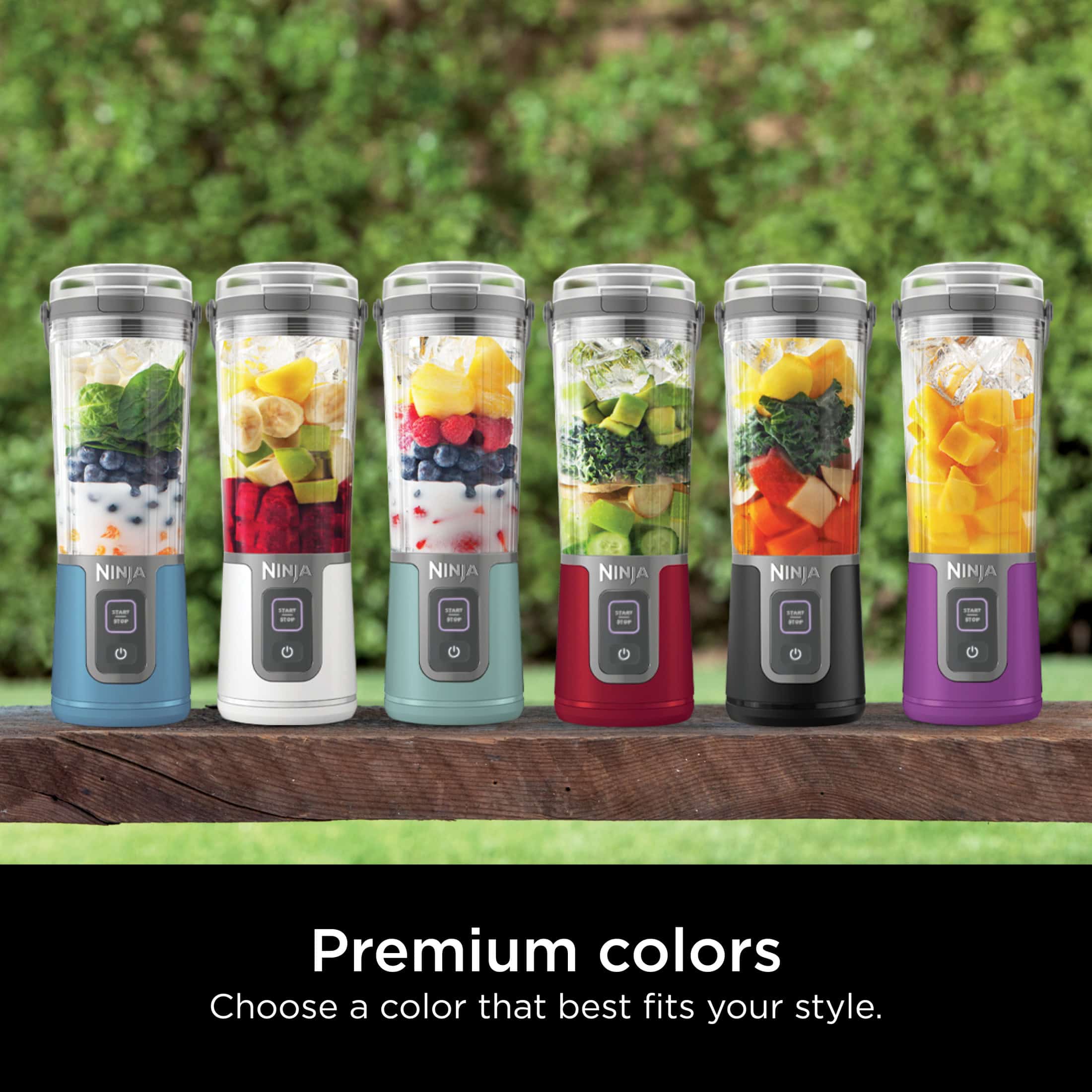 Ninja Blast 16 oz. Personal Portable Blender with Leak Proof Lid and Easy Sip Spout, Perfect for Smoothies, Passion Fruit, BC100PR